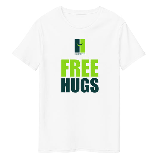 Herren-T-Shirt aus Premium-Baumwolle "Free Hugs"