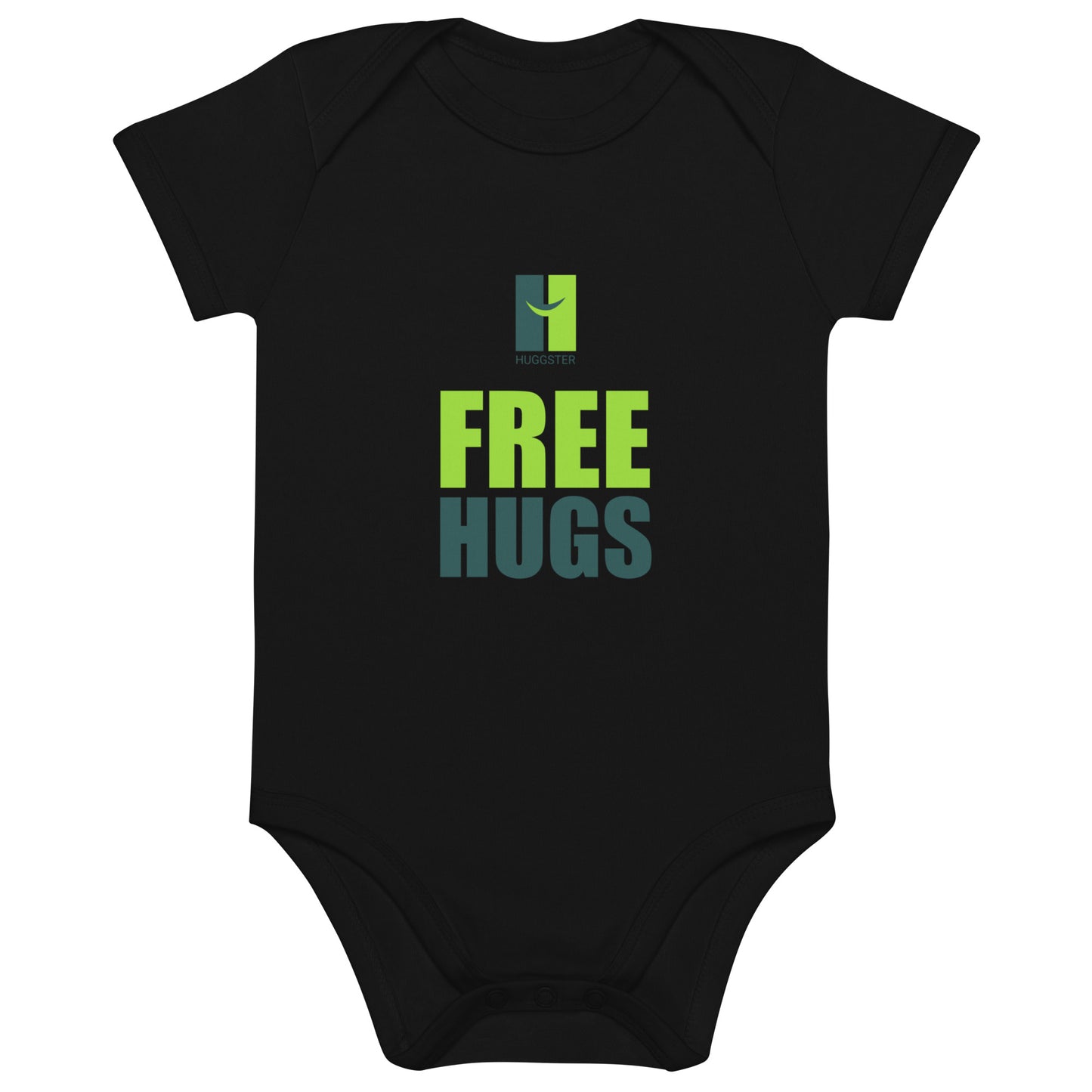 Babystrampler aus Bio-Baumwolle "Free Hugs"