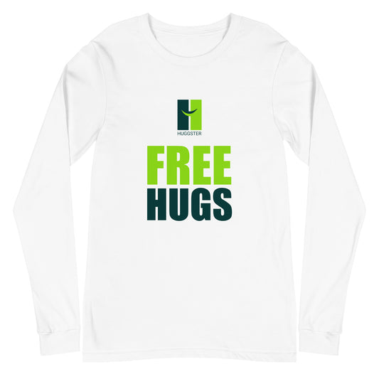 Langärmeliges Unisex-T-Shirt "Free Hugs"