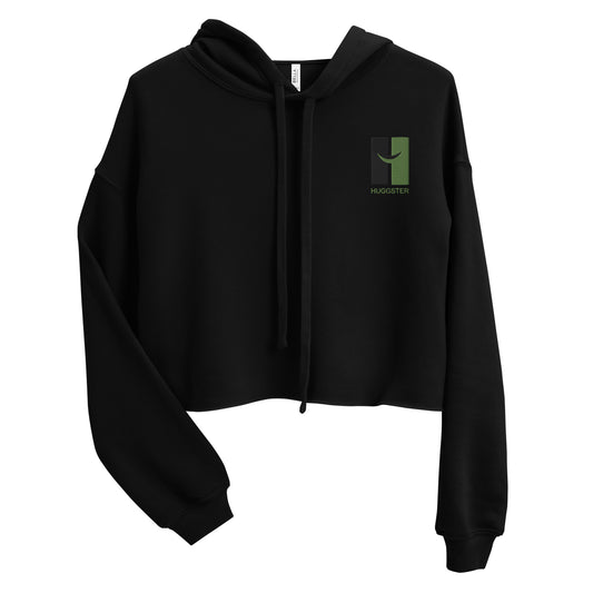 “Huggster Logo” crop hoodie